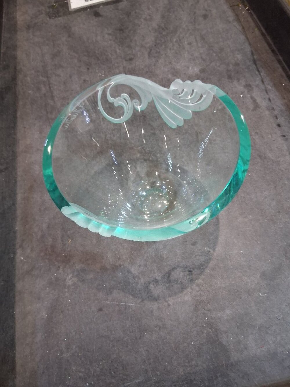 Robert Guenther Studio Art Glass Bowl